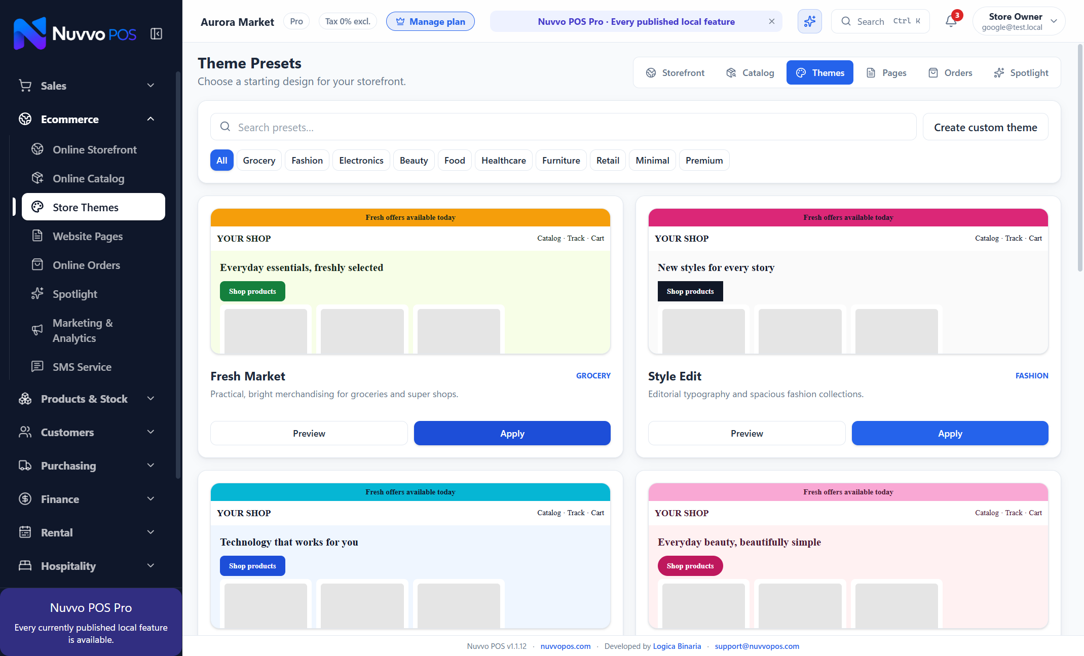 Store Themes