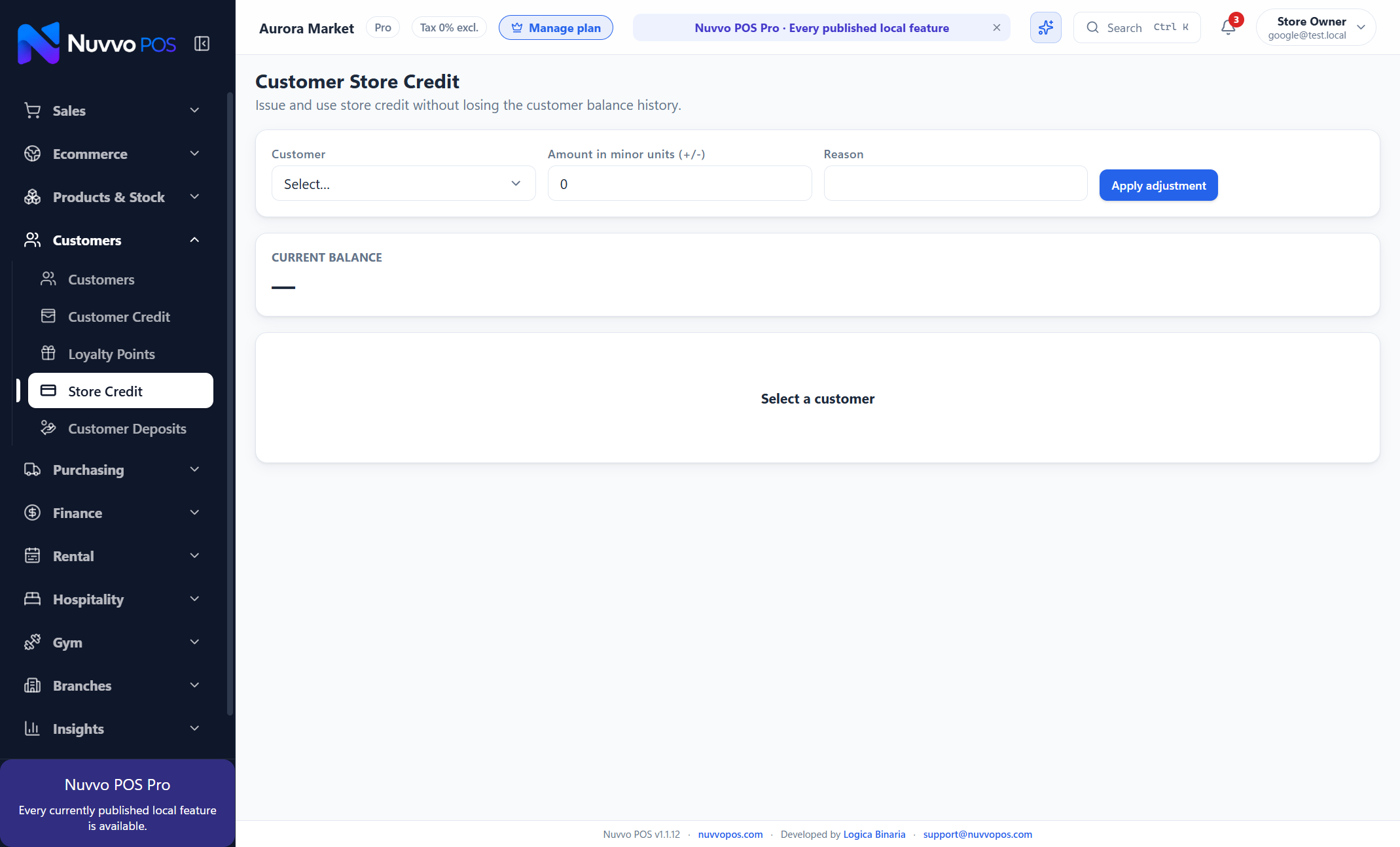 Store Credit